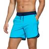 TMEOG Costume Uomo Mare Pantaloncini da Bagno Costumi da Piscina Surf Boxer Mare Costume da Spiaggia Bagno Vintage Pantaloncino Mare con Tasche e Coulisse(Blu Cielo,XL)