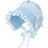 BPURB Cappello da pellegrino vittoriano da donna, accessorio per costume coloniale