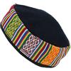 Siesta Nepalese Wool Smoking Hat, Blu marino, L