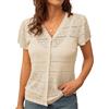 GRACE KARIN Cardigan Corto Casual a Maniche Corte da Donna con Bottoni e Top Estivi Cavi