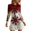 RYTEJFES Vestito Natalizio Donna Maglione Natalizio Donna Vestito Capodanno Maglioni Di Natale Maglione Elegante Abiti Natalizi Vestiti Natalizi Maglia Invernale Vestiti Invernali Abbigliamento Maglia Natale