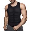 Gotoly Compressione Uomo Shapewear Canotta Contenitiva Snellente Intimo Modellante Dimagrante Maglietta Senza Cuciture Fascia Pancia Sportivo Fitness Canottiera