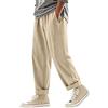 PWWPDJNQ Sport Uomo Kirakuco Pantaloni Uomo Giapponesi Leggeri Baggy Harem Pants in Cotone E Lino Larghi Pantalone Estivo Traspirante Pantalone Giapponese Lunghi da Yoga E Spiaggia