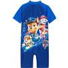 Paw Patrol Costume Piscina Bambino Muta Mare Nuoto Protezione UV 50+ 18 Mesi - 6 Anni (4-5 Anni, Navy)
