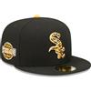 New Era Chicago White Sox Tigerfill Black 59Fifty Basecap, 5950-WhiteSox-Black-#27936, 58-59