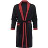 Generic Accappatoi da uomo in taglia 4 XL accappatoio asciutto adulto uomo taglie forti scollo a V accappatoio autunno/inverno comodo caldo morbido vestaglia a maniche lunghe camicia da notte allentato casual