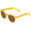 X-LAB XLAB 8004 Occhiali da sole stile moscot, 48mm, Giallo/Marrone, Unisex