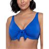 Vivisence Reggiseno Bikini Donna Coppe Morbide con Ferretto Sostegno Formante, Blu Fiordaliso,3F