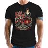 GASOLINE BANDIT Maglietta originale Biker Racer Rockabilly Hot-Rod Design: Old School Rock, Nero , L