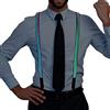 SHANJIA Bretelle LED, cinghie LED strisce al neon luminose cinghie LED donne/uomini cool Apparel Accessories (multicolore)