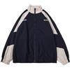 Agiyenna Giacca Sportiva alla Moda da Uomo in Felpa Y2K con Zip - Cappotto Invernale con Colletto alla Coreana - Stile Hip Hop, Baseball e Casual - Giacca di Transizione