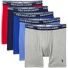 Polo Ralph Lauren - Boxer da uomo in cotone, vestibilità classica, confezione da 5, Small