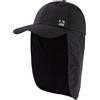 TOP-EX Cappellino da baseball impermeabile per uomo e donna con patta per collo, protezione UV, pieghevole, cappello estivo, safari, escursionismo, cappello all'aperto, traspirante, regolabile, XL-XXL