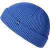 Enter the Complex® Fisherman Beanie, Berretto Uomo e Donna, 100% Lana Merino, a Due Strati, Blu, Taglia Unica