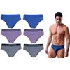 Navigare 6 Slip Uomo, Mutanda Elasticizzata in Cotone, Elastico Esterno Parlato, Misure dalla S alla XXXL, Varie Fantasie (IT, Testo, L, Regular, Regular, 1517Slip)