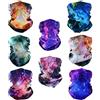 SMEHCF 8 Fascia per Capelli Bandana Passamontagna Mezza Maschera Scudo Testa Sciarpa per Capelli Ghetta per Collo Cappello Multiuso per Donna Uomo Traspirante Riutilizzabile Lavabile Universo Nebulosa