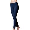 JADEA 3 Leggings Pantacollant Donna 4192 Morbido Cotone Elasticizzato, Blu, M