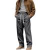 TDEOK Pantaloni termici da uomo, invernali, foderati, casual, con coulisse, elastico in vita, morbidi pantaloni cargo con fodera calda, in cotone, per tutti i giorni con tasche, leggeri, senza lacci,