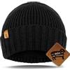 Migliore Wear Berretto invernale uomo donna, Nero , Taglia unica