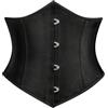 SCARLET DARKNESS Cintura corsetto da donna, stile steampunk, vintage, con lacci, Nero , 42