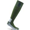CRISPI Calza Basic Green in Lana Merinos