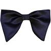 Remo Sartori - Papillon Sposo Oversize Grande Fiocco Seta da Cerimonia, Preannodato, Regolabile, Made In Italy, Uomo