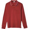 Coveri Maglia Polo da Uomo Manica Lunga 100% Puro Cotone Leggera M L XL XXL XXXL
