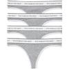 Victoria's Secret Intimo Perizoma da Donna in Cotone con Logo, Mutandine per Donna, Confezione Multipla (XS-XXL), Grigio porpora., XX-Large