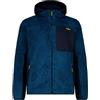 CMP Giacca in Pile Highloft da Uomo con Cappuccio Unlimitech 35P3027