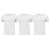 Liabel Pack 3 T-Shirt Uomo Elasticizzato Girogola Vari Colori (Pack 3 T-Shirt Bianco - 4 / M)