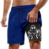 Generic Costume da Bagno Uomo Impermeabile Costumi da Bagno Uomo Asciugatura Rapida Doppi Sportivi Casual da Viaggio Taglie Forti con Stampa di Palma da Cocco Boxer Calzoncini Nuoto Estate