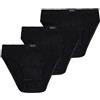 Liabel Slip Uomo in 100% Cotone Filo di Scozia Makò Art. 911, Pacco da 3, Nero L