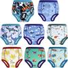 MOEMOE BABY 8 pantaloni da allenamento per bambini, lavabili e riutilizzabili, per bambini di 6 anni