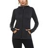 Sykooria Felpa Donna Zip con Cappuccio Giacca Sport Slim Fit Leggero e Traspirante, con Foro per Il Pollice e Tasca Grande