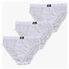 Fontana Calze 6 Slip Uomo in 100% Cotone Mercerizzato. (IT, Numero, 46, 48, Regular, Regular, Bianco)