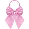SYAYA Papillon per donne e ragazze, papillon pre-annodato regolabile per uniforme scolastica o t-shirt coro, cosplay anime e cameriera, Rosa, One Size