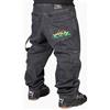 The blueskin Jeans Baggy Uomo - Denim Nero Oversize Streetwear Hip Hop Skate - 100% Cotone Made in Italy - Tasca Rasta Artigianale - W 34 IT 48