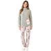 Infiore Pigiama Donna Pile Effetto Coral - Pigiama Donna Pile Morbido - Pigiama Donna Invernale - Pigiama Donna Coral - Pigiama Donna Felpato Bottoni