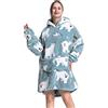 JOJJJOJ Oversize Felpa con Cappuccio Coperta con Tasca Gigante Comoda Sherpa Fleece Coperta con Cappuccio Calda Felpa Accappatoio per Donne Uomini Adolescenti Regalo