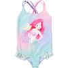 United Labels Costume da bagno Disney Arielle con volant per ragazze - Costume da bagno per bambini turchese, turchese, 110 cm-116 cm