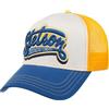 Stetson Cappellino Trucker Lettering Uomo - cap Berretto Baseball Mesh Snapback, con Visiera Estate/Inverno Estate - Taglia Unica Blu-Giallo