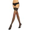 Wolford Satin Touch 20 Stay-Up Collant, 20 DEN, Nero (Nearly Black 7212), M Donna