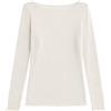 Cotonella, Maglia Donna con Scollo a Barca in Modal con Cachemire | Jersey elasticizzato con scollo a barchetta e orli ultrapiatti. Art. ADD09