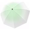 Meichoon Ombrello da viaggio con protezione UV UPF 50, portatile e compatto, 10 stecche, leggero, impermeabile e antivento, ombrello elegante con sfumatura per escursioni e backpacking, verde matcha