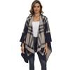 FEFLO Sciarpe e Mantelle per Donna, Elegante Mantella Lavorata a Maglia con Apertura Frontale, Poncho Sciarpa Coperta Cardigan Cappotto per Primavera, Autunno e Inverno