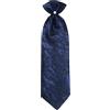 Remo Sartori - Cravattone Plastron Cravatta Sposo da Cerimonia in Pizzo e Seta, Made in Italy, Uomo