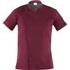 GIBLOR'S - Giacca Thiago Uomo per Chef, Cuoco, in Cotone Elasticizzato, Collo Coreano, disponibile in diversi colori (Bordeaux L)