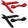 SOODASE Rosso/Nero Kit gommini di ricambio in silicone Per Oakley Radarlock Path/Pitch/Edge Series Occhiali da sole