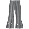 Vuncio Leggings Invernali Felpati Bambina Elasticizzati Carini Pantaloni a Zampa Termici Ragazza Morbidi Eleganti Inverno Casual Sportiva Jogging 1-10 Anni