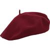 Melegari Berretto Basco Donna | 100% Lana | Roma Beret | Made in Italy